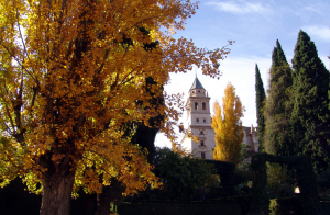 アルハンブラ宮殿の秋