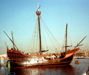 コロンブスのサンタ・マリア号復元船